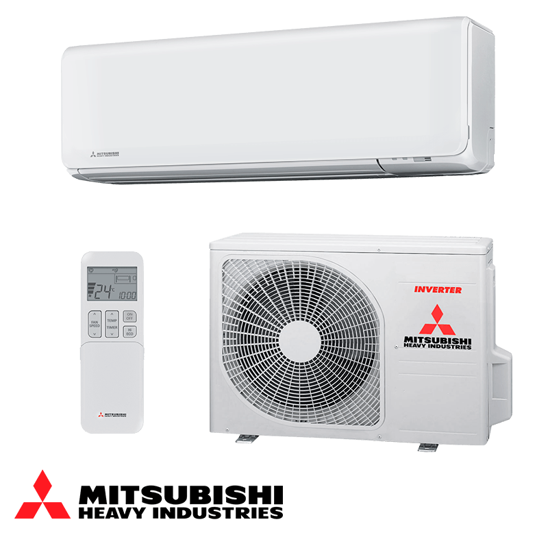 Инверторен климатик Mitsubishi Heavy Industries SRK 25 ZT-WF + SRC 25 ZT-W - бял
